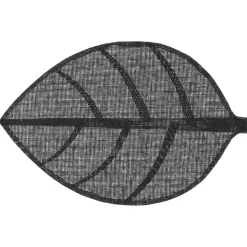 Mantel Individual Hoja Negra 50x33Cm