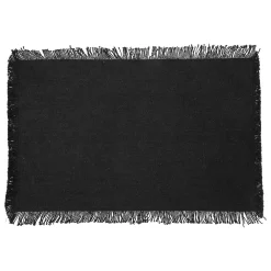 Mantel individual MAHA negro 30x45cm