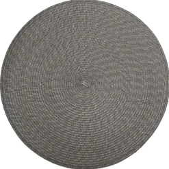 Mantel individual TEXALINE redondo gris 38cm