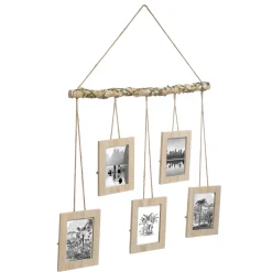 Marco De Fotos Colgante De Mdf P/5 Fotos