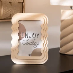 Marco mdf blanco 13x18cm KELLY