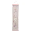 Medidor Infantil Sirena Rosa Pastel 124cm