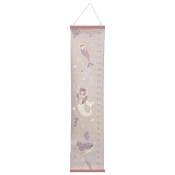 Medidor Infantil Sirena Rosa Pastel 124cm