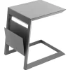 Mesa auxiliar ALLURE graphite de aluminio