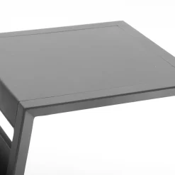 Mesa auxiliar ALLURE graphite de aluminio