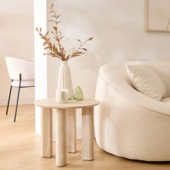 Mesa auxiliar ANAYA beige de mdf