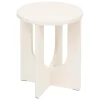 Mesa auxiliar BLOOM blanca de mdf 50.4x40x40cm