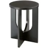 Mesa auxiliar BLOOM negra de mdf