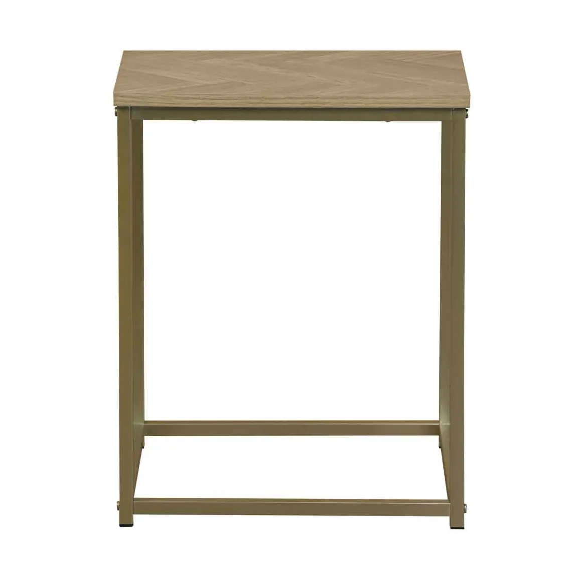 Mesa auxiliar CHEVRON beige