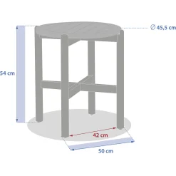Mesa auxiliar DEONA 50cm