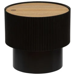 Mesa Auxiliar Enola Negra y Beige