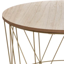 Mesa Auxiliar Kumi Mdf Metal 40x41Cm