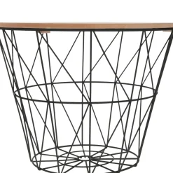 Mesa Auxiliar Kumi Mdf Metal 38x30.5Cm