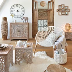 Mesa Auxiliar Mdf Tam.2/2 45x45x47Cm