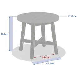 Mesa auxiliar PAPOUASIE 55cm