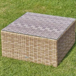 Mesa baja MOORÉA savana de ratán sintético