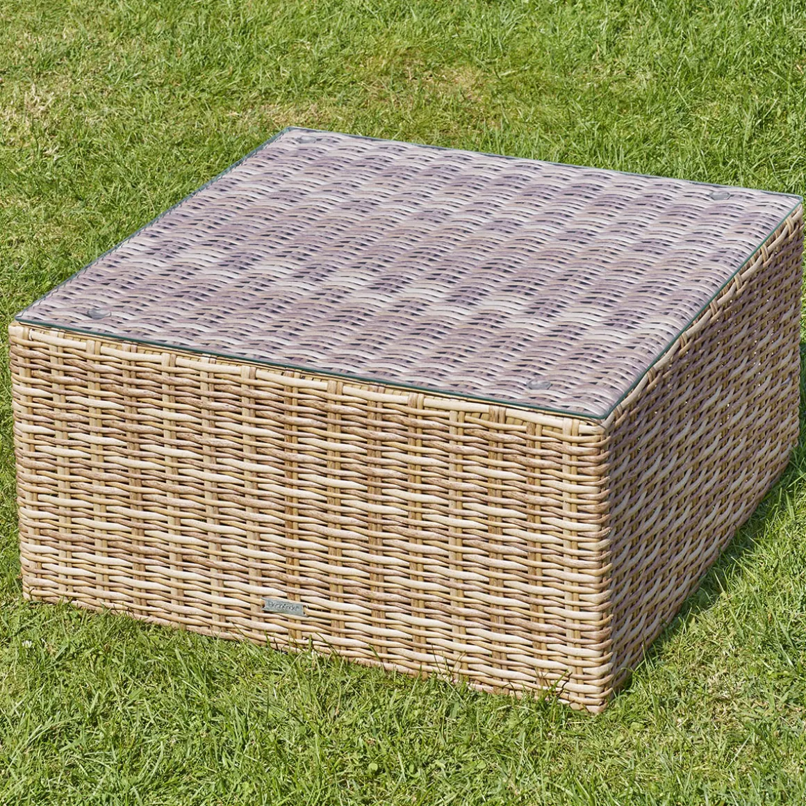 Mesa baja MOORÉA savana de ratán sintético