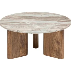 Mesa centro COPPA de madera mango y mármol