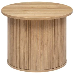 Mesa De Centro Redonda Beige Colva 45cm