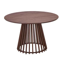 Mesa de comedor ALBITA marrón de mdf 120cm