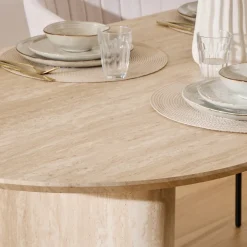 Mesa de comedor ANAYA beige de mdf