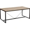 Mesa De Comedor Edena Metal 180x90x75Cm