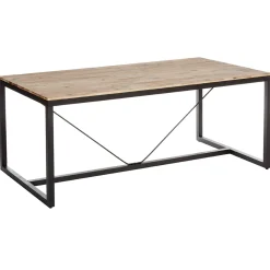 Mesa De Comedor Edena Metal 180x90x75Cm