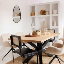 Mesa De Comedor Exten. 180-220x90Cmx76Cm