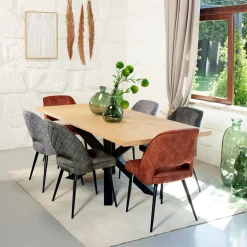 Mesa De Comedor Exten. 180-220x90Cmx76Cm