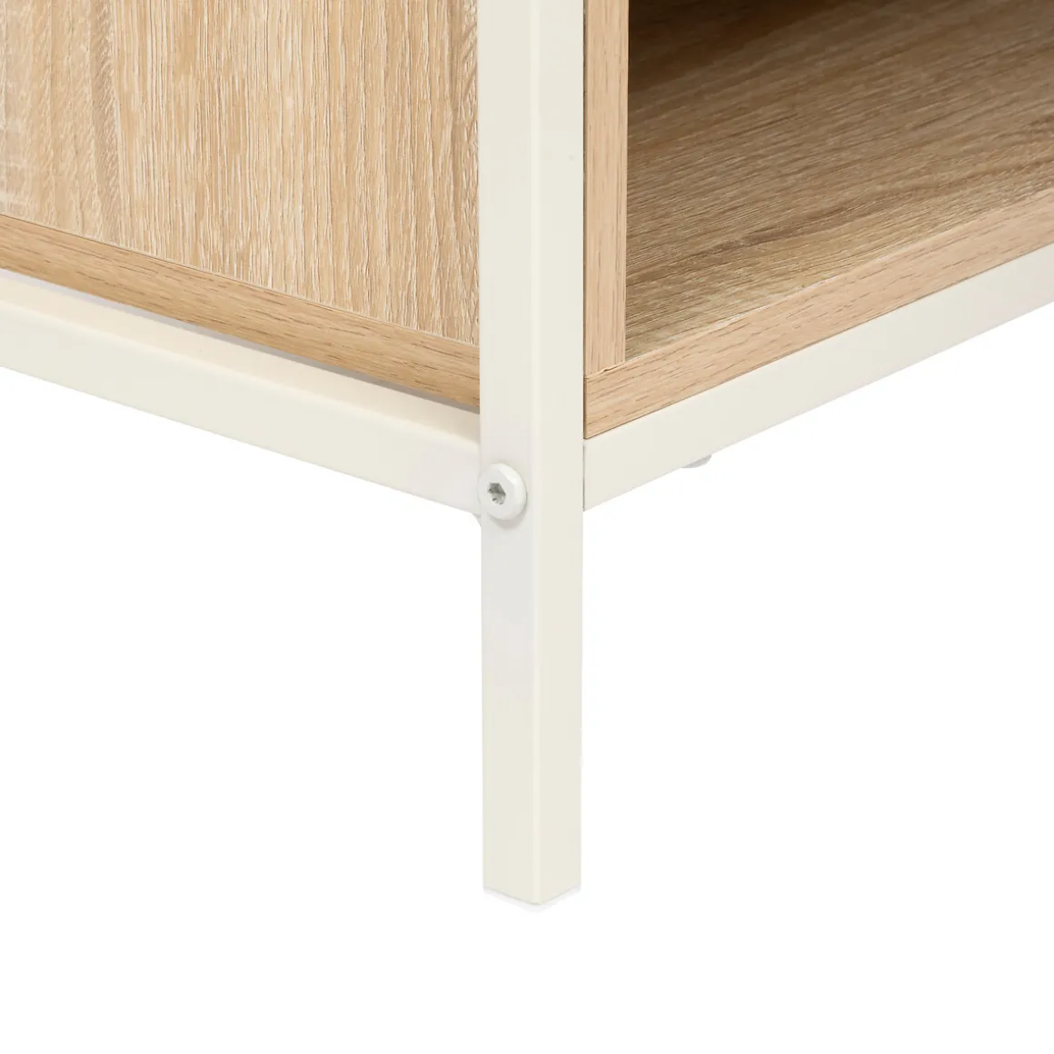 Mesa de noche CURVY beige