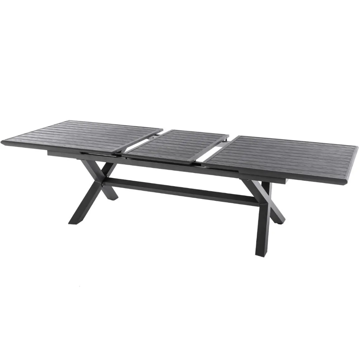 Mesa extensible AXIOME gris ardósia 220-279cm