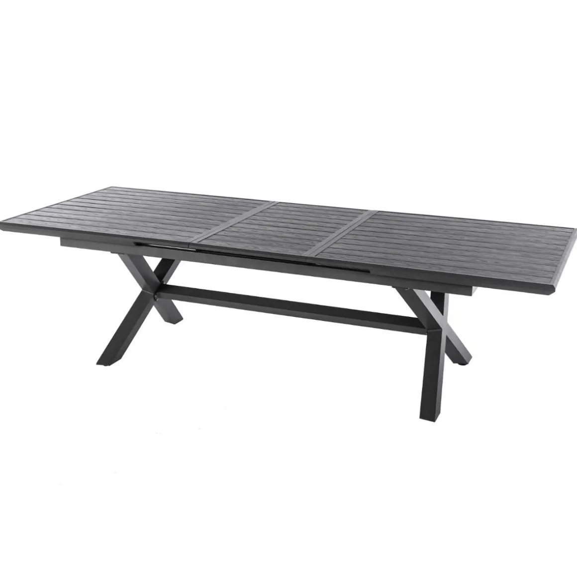Mesa extensible AXIOME gris ardósia 220-279cm