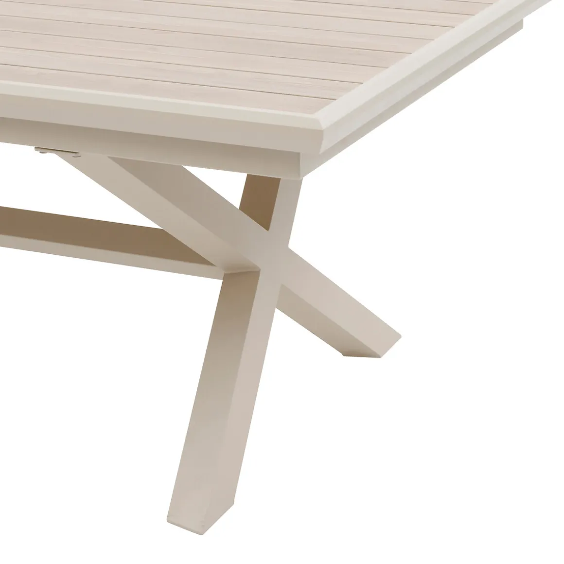 Mesa extensible AXIOME lin argile 220-279cm