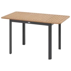Mesa extensible FOLYA de aluminio y madera