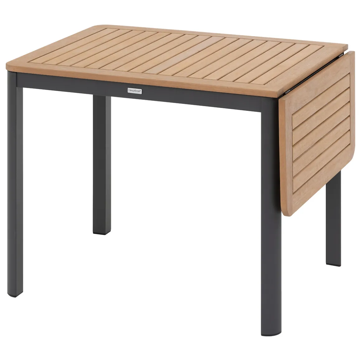 Mesa extensible FOLYA de aluminio y madera