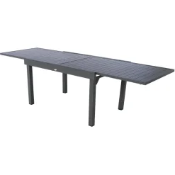 Mesa extensible PIAZZA gris graphite 135-270cm