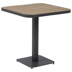 Mesa exterior bistro TYLA de madera y aluminio