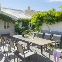 Mesa Piazza Extensible 75x90x135-270Cm