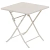 Mesa plegable GREENSBORO cuadrada argile