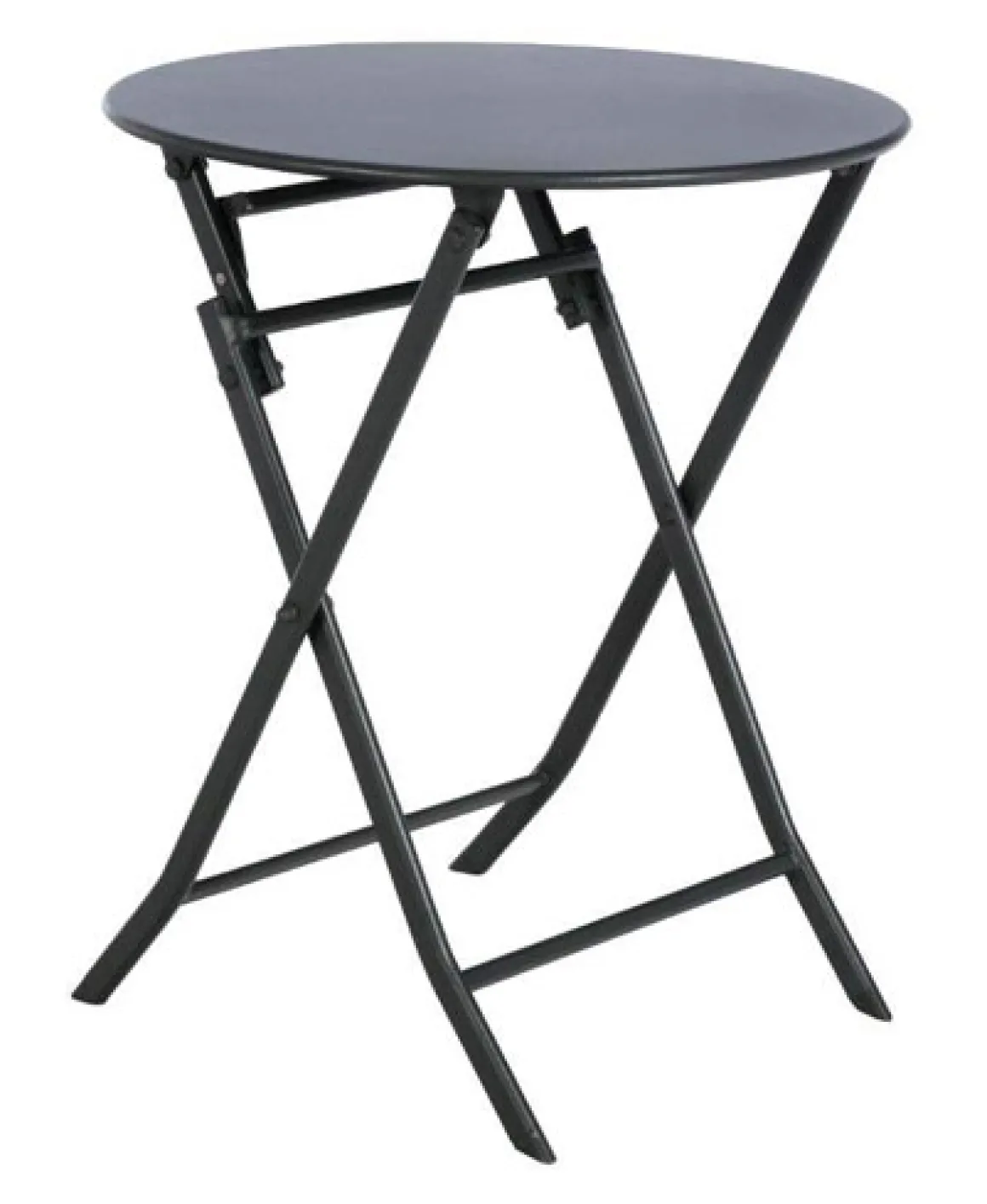 Mesa plegable GREENSBORO redonda gris