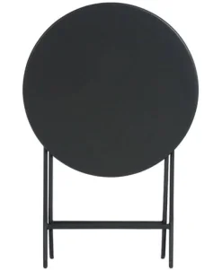 Mesa plegable GREENSBORO redonda gris