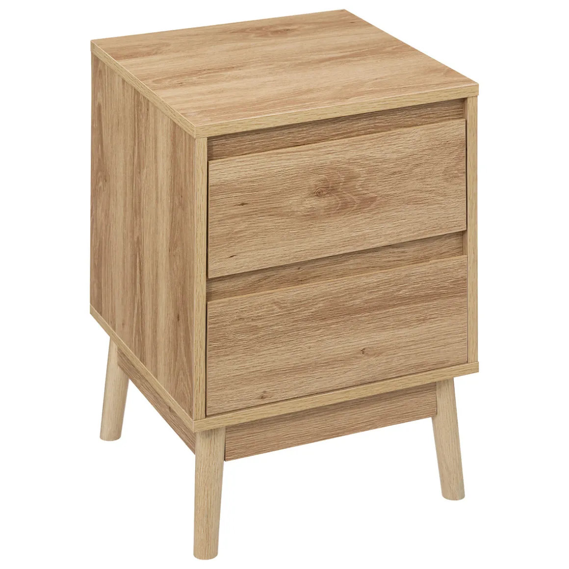 Mesita De Noche Abana Beige MDF