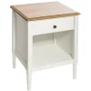 Mesita De Noche Mdf C/1 Cajón 45x40x60Cm