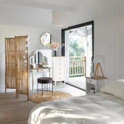 Mesita De Noche Mdf C/1 Cajón 45x40x60Cm