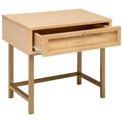 Mesita De Noche Rayo Beige 45x35x50Cm