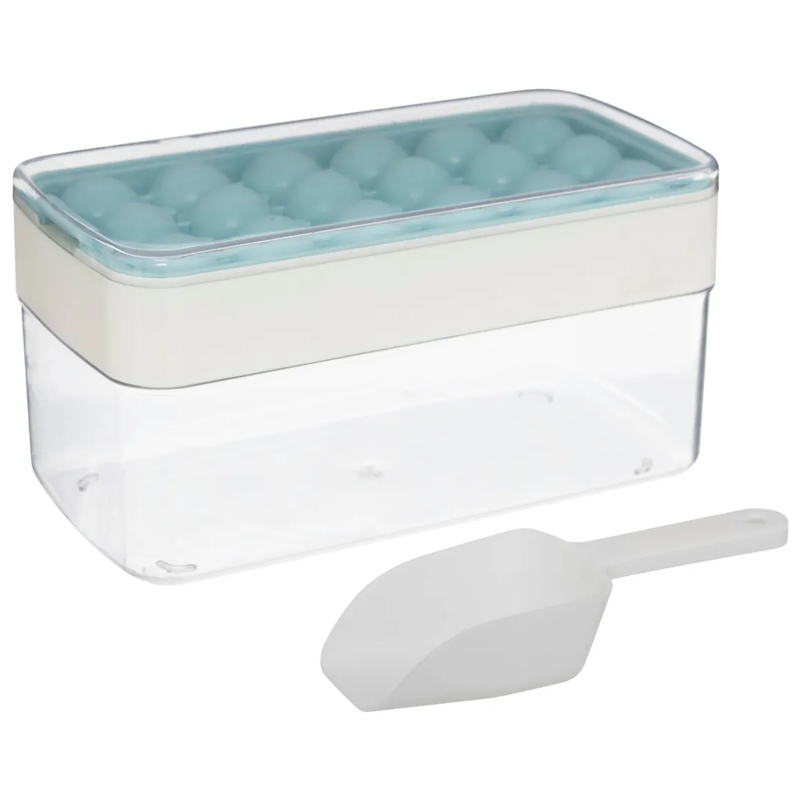 Molde para 18 cubos de hielo con caja 2L