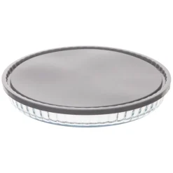 Molde para tartas de vidrio con tapa 27cm