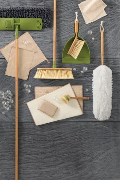 Mopa De Chenilla Con Palo De Bambú