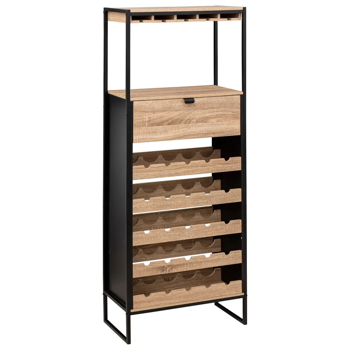 Mueble bar ALIAJ de mdf con botellero