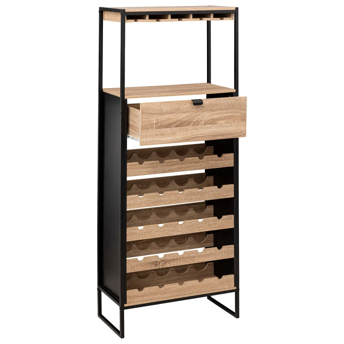 Mueble bar ALIAJ de mdf con botellero